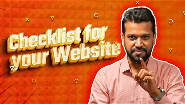Checklist for Your Website
